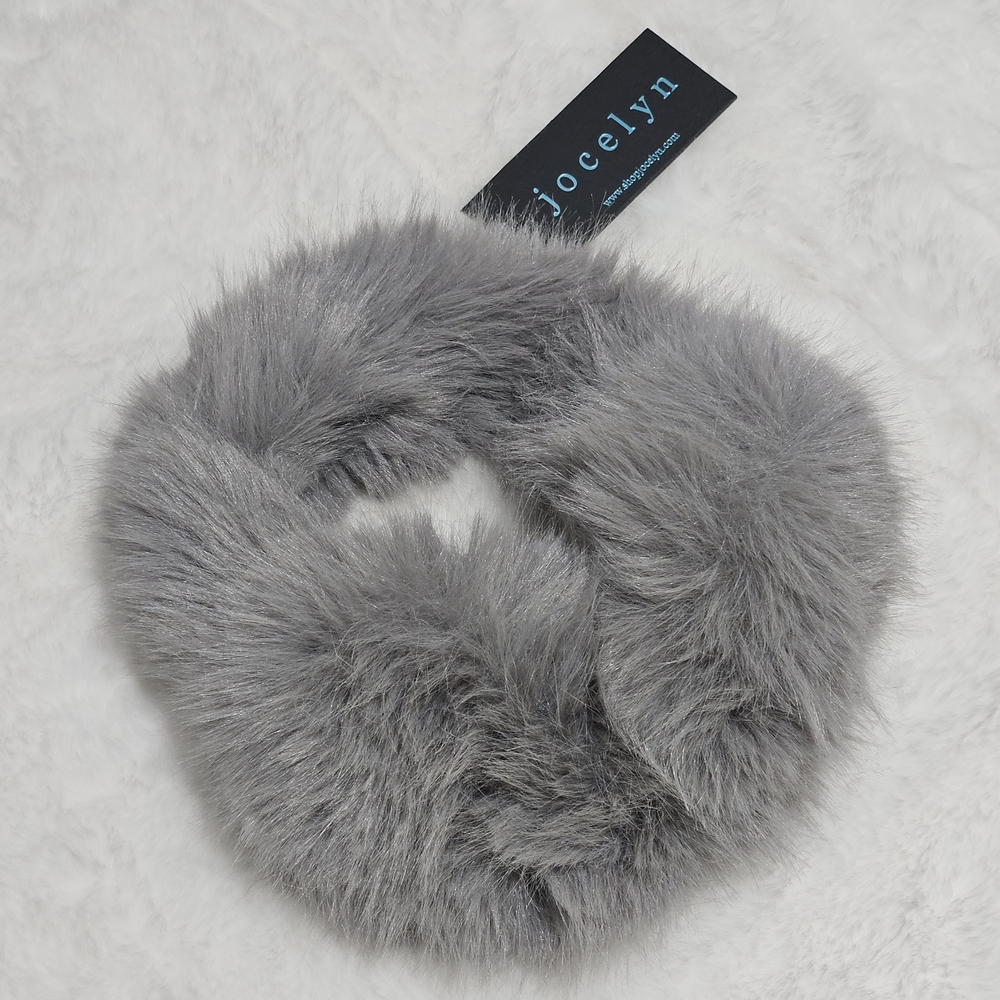 Jocelyn Earmuffs Grey Faux Fur Accessory Cottagecore Fall Winter Outdoor